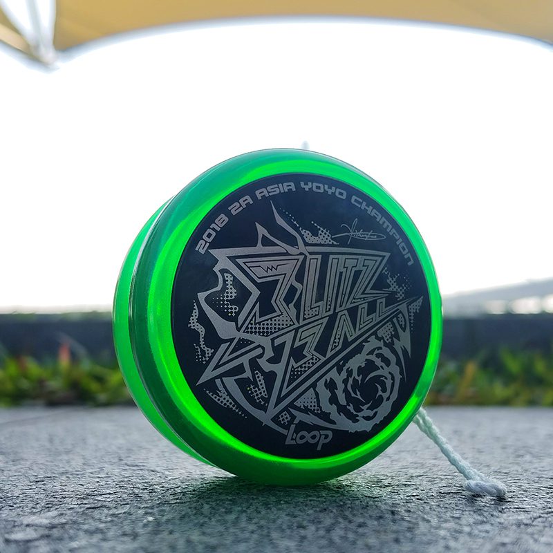 Clear Green-Black Cap-White Logo
